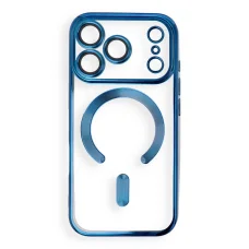 Apple iPhone 17 Pro / 18 Pro námornícka modrá Electro Mag Cover puzdro, kompatibilné s MagSafe