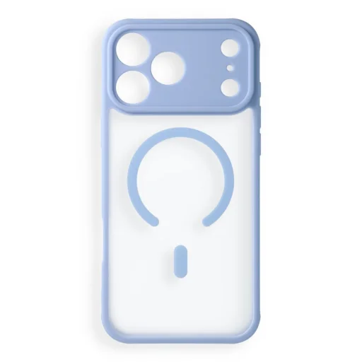 iPhone 17 Pro Max / 18 Pro Max modré puzdro Full Matte Mag Cover kompatibilné s MagSafe - 1