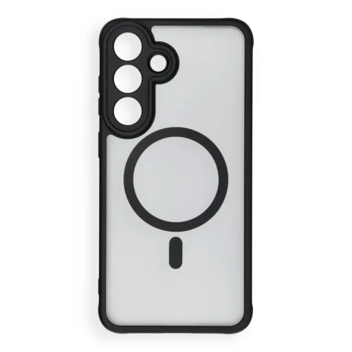 Samsung S26 FE čierne puzdro Full Matte Mag Cover kompatibilné s MagSafe - 1