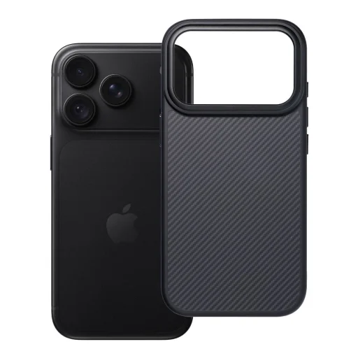  iPhone 17 Pro / 18 Pro fekete Carbon Elite Mag Cover MagSafe kompatibilis tok - 8