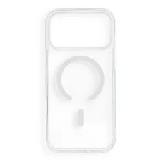 iPhone 17 Pro Max / 18 Pro Max biele puzdro Drop Glue Colorful Ring Mag Cover, kompatibilné s MagSafe