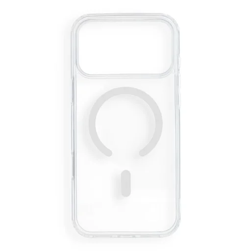 iPhone 17 Pro Max / 18 Pro Max biele puzdro Drop Glue Colorful Ring Mag Cover, kompatibilné s MagSafe - 1