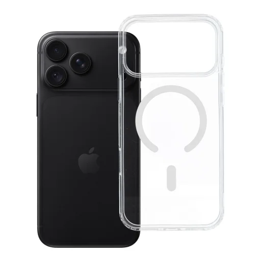  iPhone 17 Pro Max / 18 Pro Max fehér Drop Glue Colorful Ring Mag Cover tok, MagSafe-kompatibilis - 6