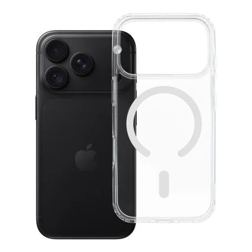  iPhone 17 Pro / 18 Pro fehér Drop Glue Colorful Ring Mag Cover MagSafe-kompatibilis tok - 6