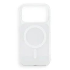 iPhone 17 Pro / 18 Pro biely Clear Fusion Mag Cover kryt kompatibilný s MagSafe