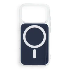 iPhone 17 Pro / 18 Pro tmavomodré puzdro Clear Fusion Mag Cover kompatibilné s MagSafe