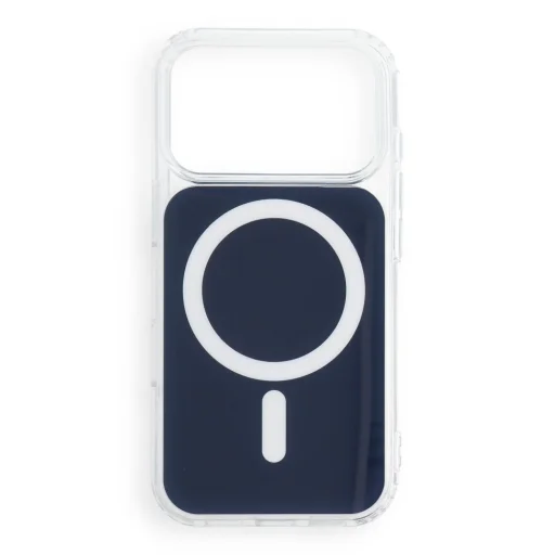 iPhone 17 Pro / 18 Pro tmavomodré puzdro Clear Fusion Mag Cover kompatibilné s MagSafe - 1