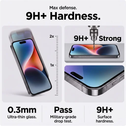 Apple iPhone 18 Pro Max Tech-Protect Glass Spy+ privátne ochranné sklo, balenie 2 kusov - 5