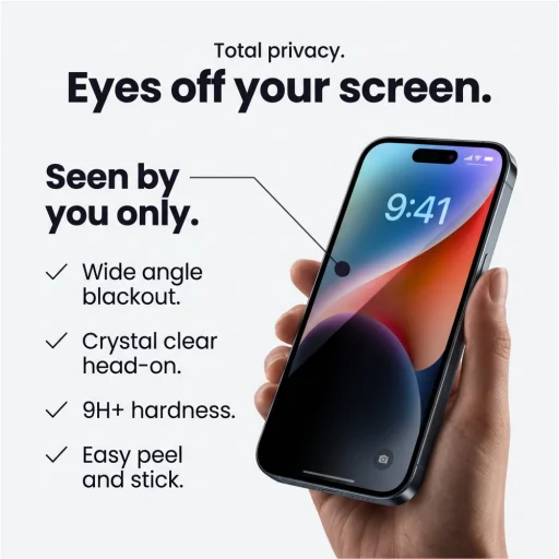 Apple iPhone 18 Pro Max Tech-Protect Glass Spy+ privátne ochranné sklo, balenie 2 kusov - 6