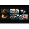 Flextail Nano Pump 5C2 prenosná pumpa a kempingové svietidlo, oranžová thumbnail