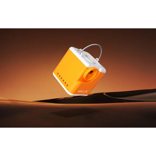Flextail Nano Pump 5C2 prenosná pumpa a kempingové svietidlo, oranžová - 4