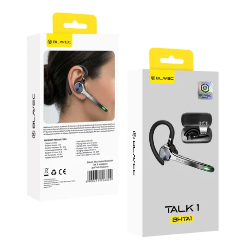 Blavec Talk 1 Multipoint (BHTA1-B) čierne Bluetooth slúchadlo - 8