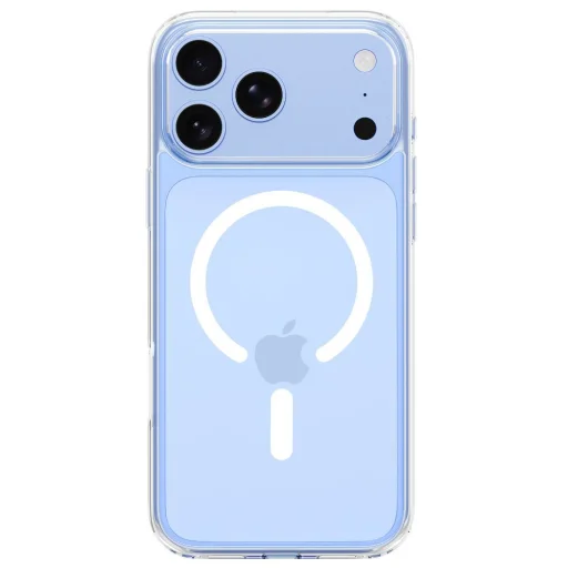Apple iPhone 17 Pro Max / 18 Pro Max priehľadné puzdro Tech-Protect FlexAir Hybrid MagSafe + Glass Fit+ a 2 ks tvrdeného skla - 3