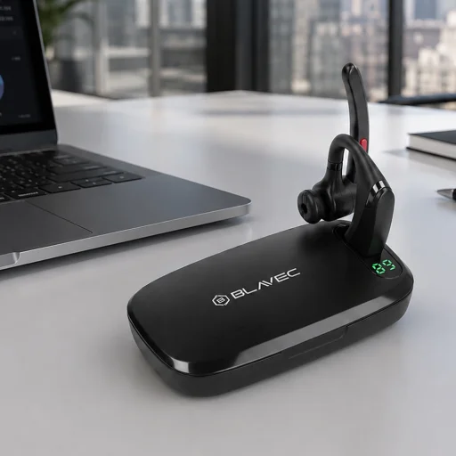 Blavec Legend 5 Multipoint Bluetooth headset čierny (BHLE5-B) - 8