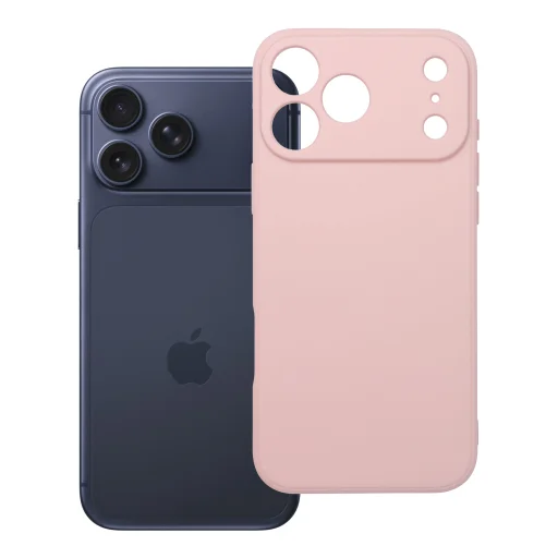 Apple iPhone 17 Pro Max / 18 Pro Max svetloružové Soft silikónové puzdro - 2