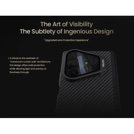 Samsung Galaxy Z Fold 8 Ultra čierne Nillkin CarboProp aramidové magnetické puzdro - 7