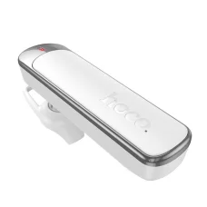 Bezdrôtové jednostranné slúchadlo (potlačenie okolitého hluku, Bluetooth 6.0, 130 mAh) Hoco E201 biele