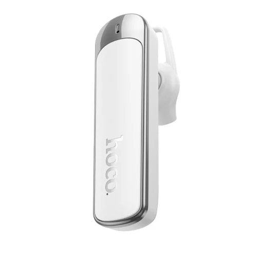 Bezdrôtové jednostranné slúchadlo (potlačenie okolitého hluku, Bluetooth 6.0, 130 mAh) Hoco E201 biele - 2