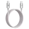Forever Vibe kábel USB-C - USB-C 1,0 m 60W strieborný thumbnail