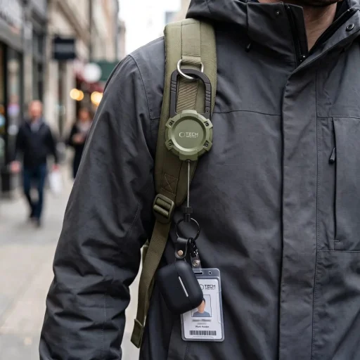 Tech-Protect ATH03 UrbanLoop držiak proti krádeži vojenská zelená - 7