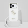 iPhone 18 Pro Max / iPhone 17 Pro Max biele puzdro Guess IML 4G Script Metal thumbnail