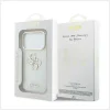 iPhone 18 Pro / iPhone 17 Pro biely kryt Guess HC IML 4G Script Metal thumbnail