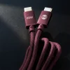 Forever Vibe USB-C – USB-C kábel 1 m 60 W bordový thumbnail