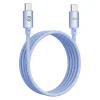 Forever Vibe USB-C – USB-C kábel 1 m 60 W svetlomodrý thumbnail