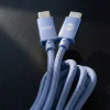 Forever Vibe USB-C – USB-C kábel 1 m 60 W svetlomodrý thumbnail