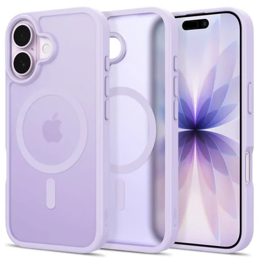 iPhone 17 matné levanduľové puzdro Tech-Protect BasicMag MagSafe - 1