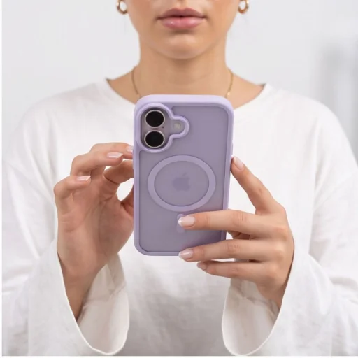 iPhone 17 matné levanduľové puzdro Tech-Protect BasicMag MagSafe - 6