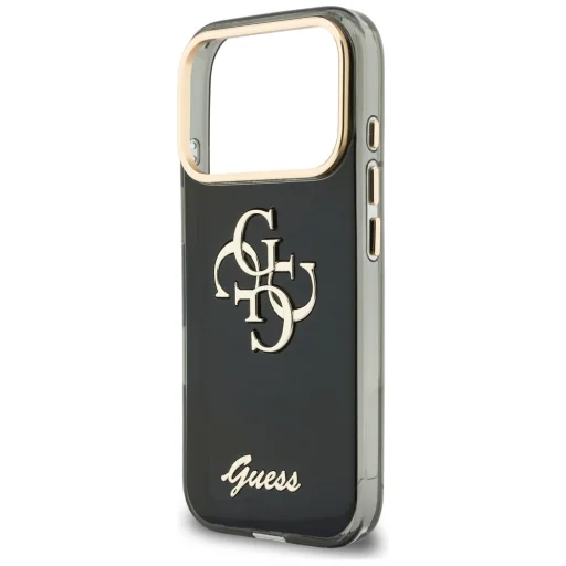 iPhone 18 Pro / iPhone 17 Pro čierne puzdro Guess HC IML 4G Script Metal - 6