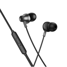 Hoco M119 káblové slúchadlá s mikrofónom a 3,5 mm mini jack konektorom, čierne