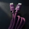 Forever Vibe USB-C – USB-C kábel 1 m 60 W tmavá čerešňa thumbnail