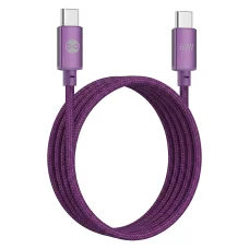 Forever Vibe USB-C – USB-C kábel 1 m 60 W tmavá čerešňa