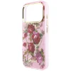 Apple iPhone 18 Pro / iPhone 17 Pro ružový pevný kryt Guess IML Glitter Blossom Roses thumbnail
