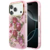 Apple iPhone 18 Pro / iPhone 17 Pro ružový pevný kryt Guess IML Glitter Blossom Roses thumbnail