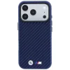 iPhone 18 Pro Max / 17 Pro Max tmavomodrý BMW M karbónový kryt s kovovým logom MagSafe thumbnail