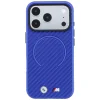 Apple iPhone 18 Pro / 17 Pro modrý kryt BMW M Carbon Printed Ring MagSafe thumbnail