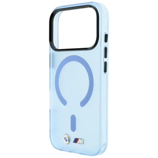 iPhone 18 Pro Max / 17 Pro Max modrý BMW M IML matný kryt s kovovým logom MagSafe - 6