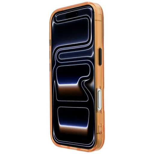 Apple iPhone 18 Pro Max / 17 Pro Max oranžové matné puzdro BMW M IML s kovovým logom a zdobením, s kompatibilitou MagSafe - 5