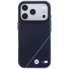 Apple iPhone 18 Pro / 17 Pro námornícka modrá BMW M Tire Track Blue Line MagSafe puzdro thumbnail