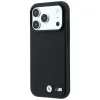 iPhone 18 Pro / 17 Pro čierne BMW M flipové puzdro so vzorom stopy pneumatiky a kovovým logom, MagSafe thumbnail