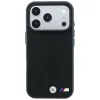iPhone 18 Pro / 17 Pro čierne BMW M flipové puzdro so vzorom stopy pneumatiky a kovovým logom, MagSafe thumbnail