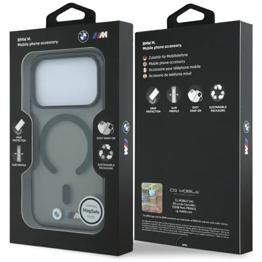 iPhone 18 Pro / 17 Pro čierne BMW M IML MagSafe puzdro - 8