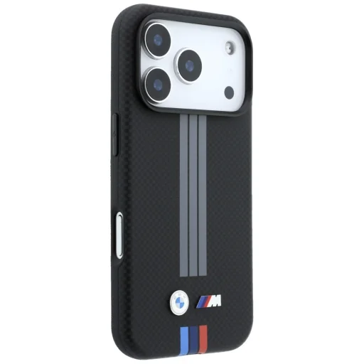 iPhone 18 Pro čierne puzdro BMW M Quadrille Kevlar MagSafe - 4
