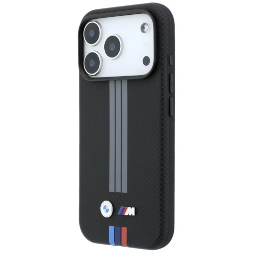 iPhone 18 Pro čierne puzdro BMW M Quadrille Kevlar MagSafe - 2