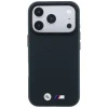 Apple iPhone 18 Pro / 17 Pro tmavomodré flipové puzdro BMW M Kvadrille Kevlar s kovovým logom MagSafe thumbnail