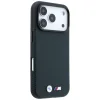 Apple iPhone 18 Pro / 17 Pro tmavomodré flipové puzdro BMW M Kvadrille Kevlar s kovovým logom MagSafe thumbnail