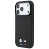 iPhone 18 Pro Max čierny BMW M Quadrille Kevlar Tricolor & Metal Logo MagSafe ochranný kryt thumbnail